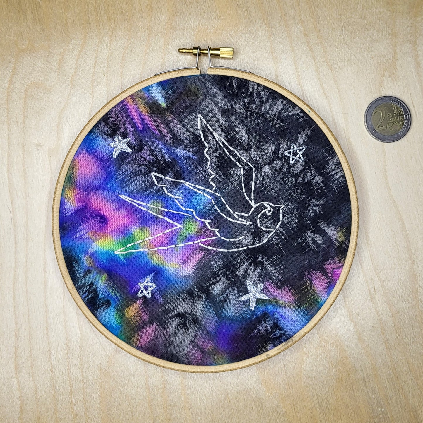 Embroidered Artwork - The Sailor's Swallow