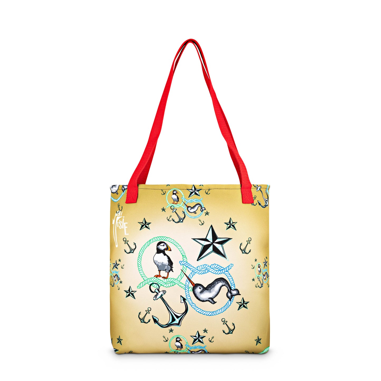 Puffins & Narwhals Bespoke Luxury Tote - Limited (only 25 available!)