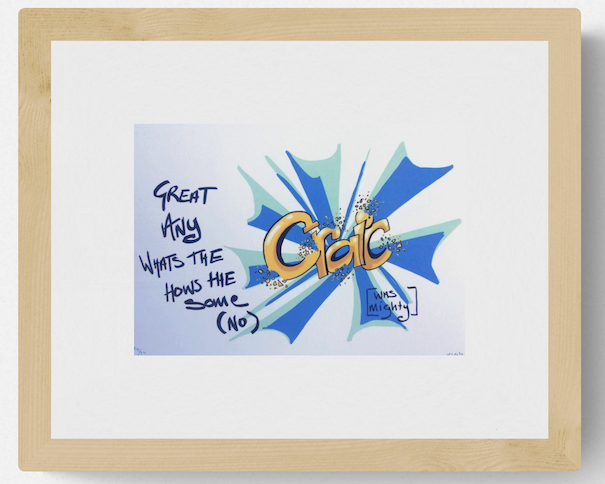 Any Craic? - Limited Edition Signed A5 Print