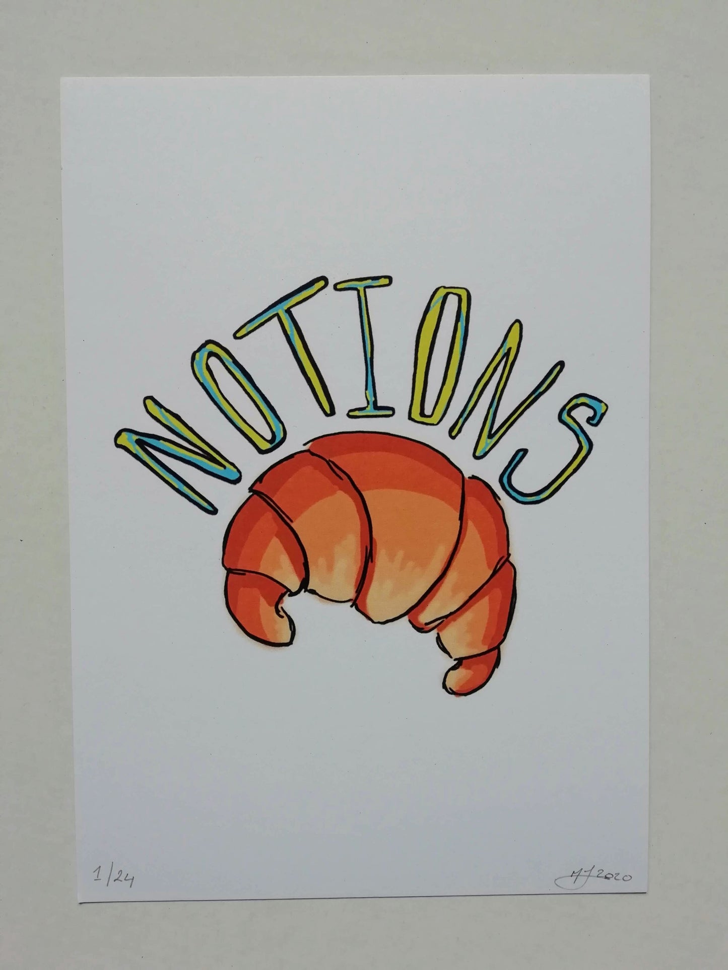 Notions - A5 Signed Limited Print