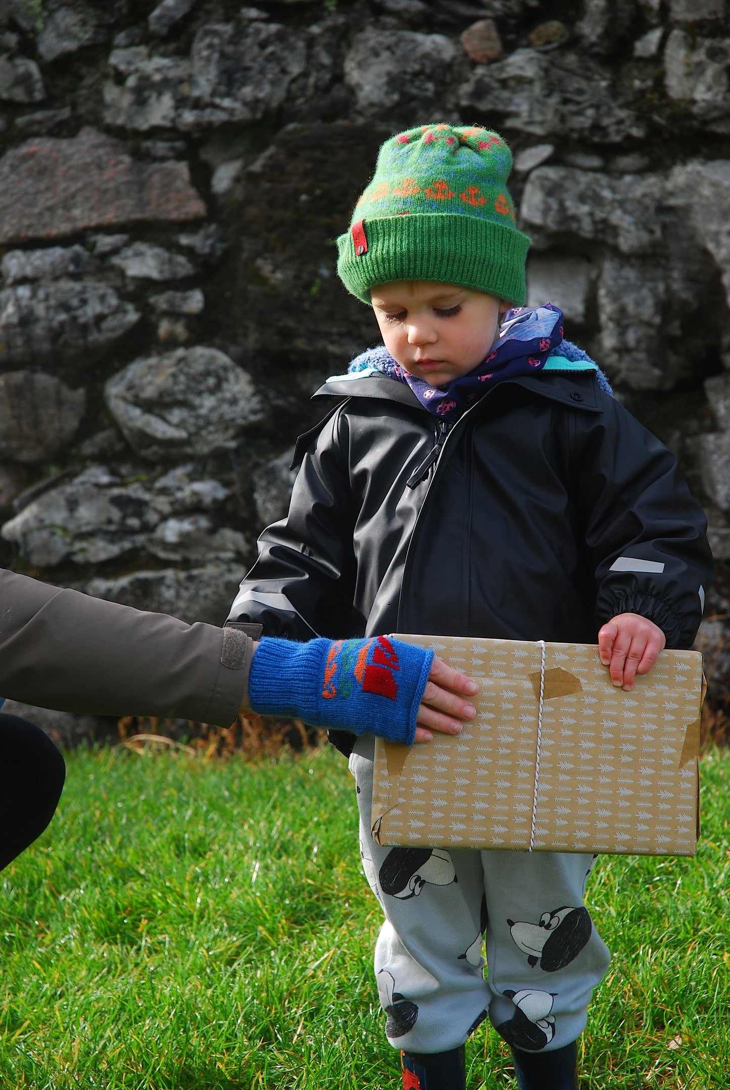 The Sailor Hat and Wrist Warmer Set