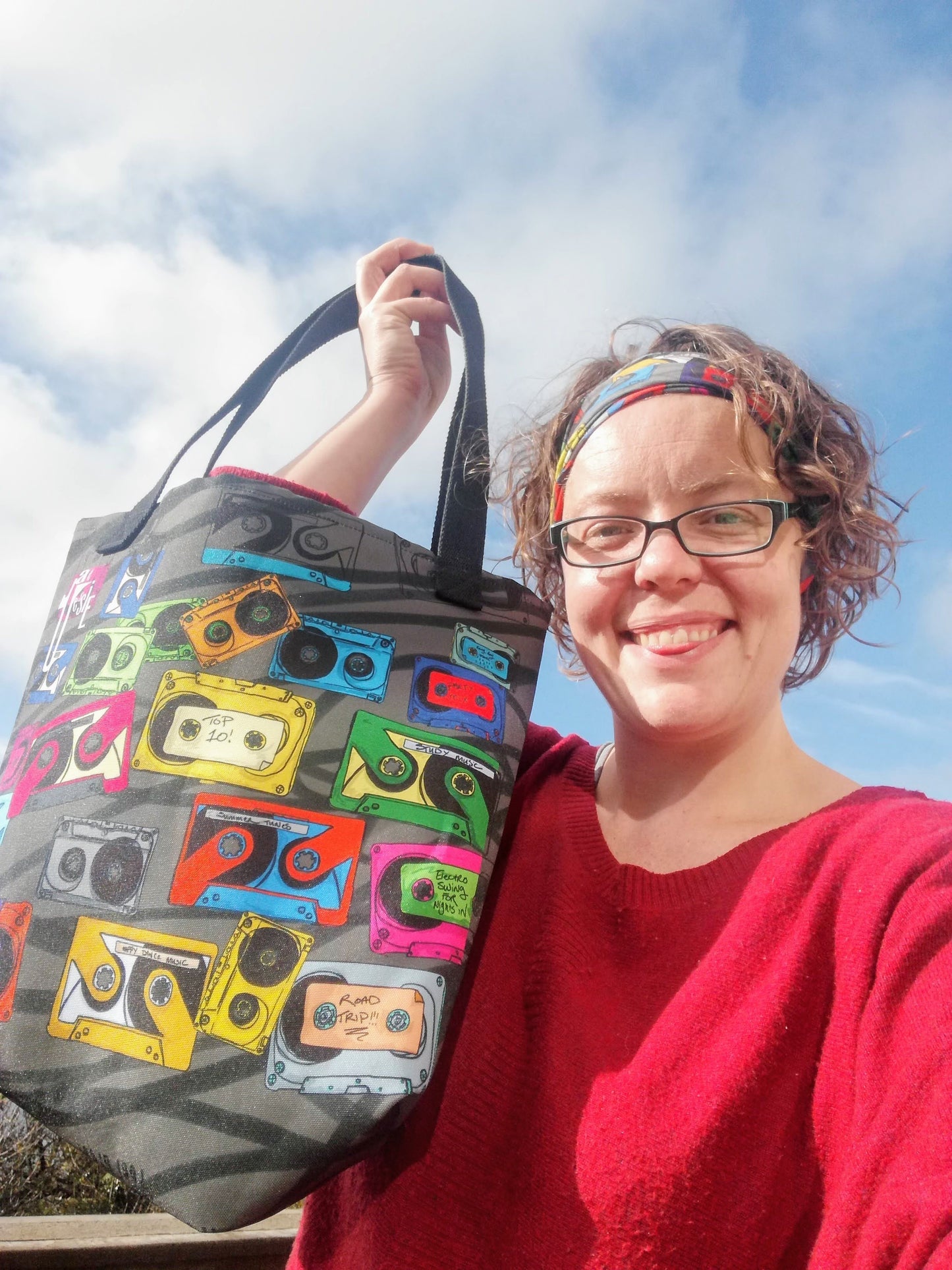 Mix Tape - Vintage Bespoke Luxury Tote - Limited (only 25 available!)